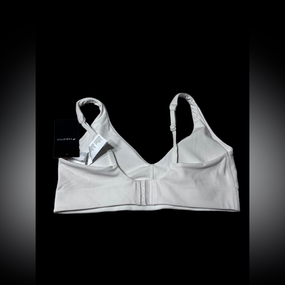 Fabletics Cream Wireless V-Neck Bralette - Picture 2 of 5